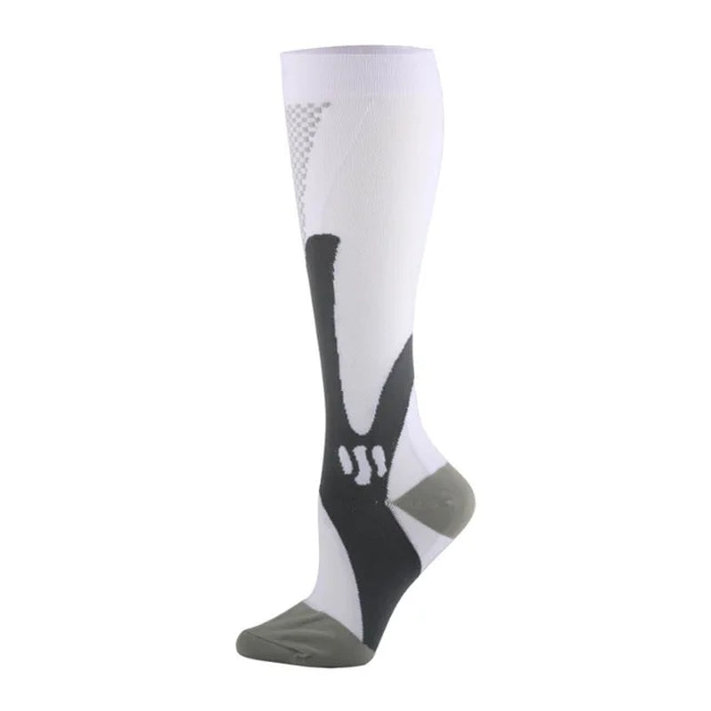 High-Performance Compression Socks – Fast-Drying, Breathable Nylon for Athletes and Medical Use
