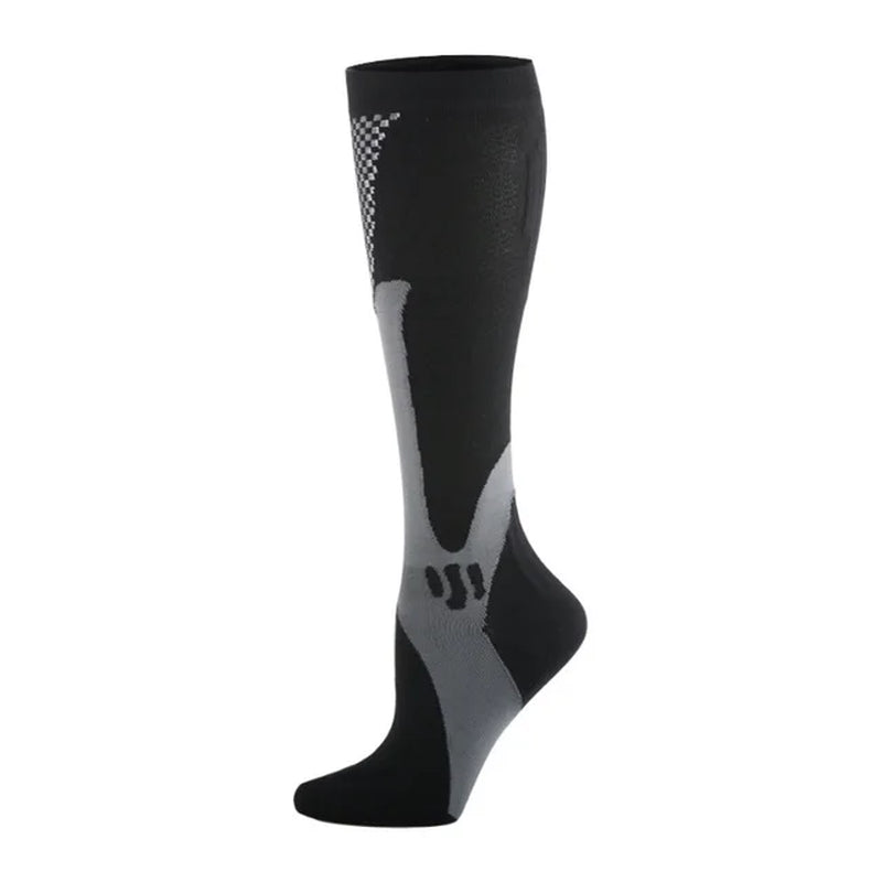 High-Performance Compression Socks – Fast-Drying, Breathable Nylon for Athletes and Medical Use