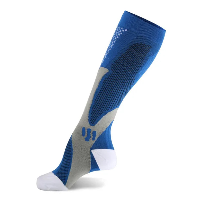 High-Performance Compression Socks – Fast-Drying, Breathable Nylon for Athletes and Medical Use